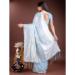 Picture of Beauteous Cotton & Linen Sky Blue Saree