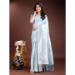 Picture of Beauteous Cotton & Linen Sky Blue Saree