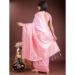 Picture of Lovely Cotton & Linen Lavender Blush Saree