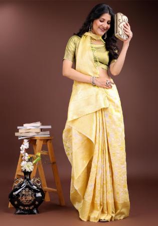 Picture of Taking Cotton & Linen Wheat Saree