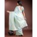 Picture of Pretty Cotton & Linen Powder Blue Saree