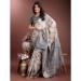 Picture of Shapely Cotton & Linen Thistle Saree
