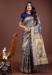 Picture of Classy Silk Midnight Blue Saree