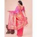 Picture of Comely Silk Dark Salmon Saree