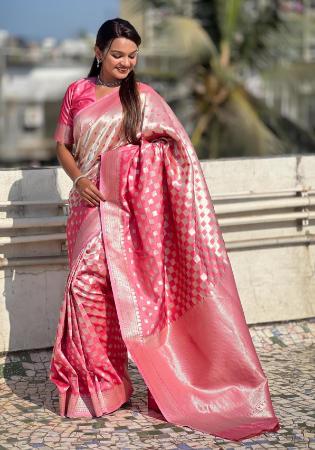 Picture of Appealing Silk Hot Pink Saree