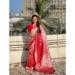 Picture of Well Formed Silk Dark Red Saree