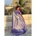 Picture of Amazing Silk Dark Slate Blue Saree