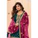 Picture of Bewitching Silk Dim Gray Straight Cut Salwar Kameez