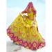 Picture of Sightly Silk Golden Lehenga Choli