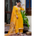 Picture of Splendid Silk Dark Golden Rod Readymade Salwar Kameez