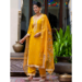 Picture of Splendid Silk Dark Golden Rod Readymade Salwar Kameez