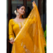 Picture of Splendid Silk Dark Golden Rod Readymade Salwar Kameez