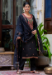 Picture of Lovely Silk Black Readymade Salwar Kameez