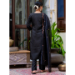 Picture of Lovely Silk Black Readymade Salwar Kameez