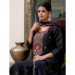 Picture of Lovely Silk Black Readymade Salwar Kameez
