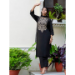 Picture of Ravishing Silk Black Readymade Salwar Kameez