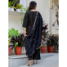 Picture of Ravishing Silk Black Readymade Salwar Kameez