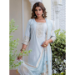 Picture of Admirable Silk Dark Grey Readymade Salwar Kameez