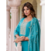 Picture of Gorgeous Silk Light Sea Green Readymade Salwar Kameez