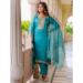 Picture of Gorgeous Silk Light Sea Green Readymade Salwar Kameez