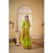 Picture of Superb Silk Golden Rod Saree