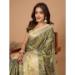 Picture of Ravishing Silk Dark Khaki Saree