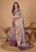 Picture of Magnificent Silk Dark Grey Saree