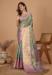 Picture of Ravishing Silk Dark Olive Green Saree