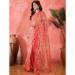 Picture of Grand Net Pale Violet Red Saree