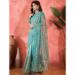 Picture of Beautiful Net Cadet Blue Saree