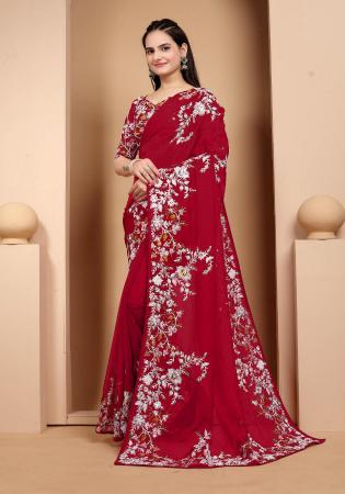 Picture of Alluring Silk Thistle Saree