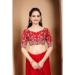 Picture of Superb Silk Dark Red Saree