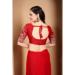 Picture of Superb Silk Dark Red Saree