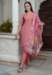Picture of Enticing Silk Rosy Brown Readymade Salwar Kameez
