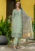 Picture of Marvelous Silk Dark Sea Green Readymade Salwar Kameez