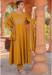 Picture of Marvelous Silk Dark Golden Rod Readymade Salwar Kameez