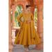 Picture of Marvelous Silk Dark Golden Rod Readymade Salwar Kameez
