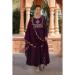 Picture of Shapely Silk Purple Readymade Salwar Kameez