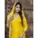 Picture of Wonderful Silk Golden Readymade Salwar Kameez