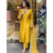 Picture of Wonderful Silk Golden Readymade Salwar Kameez