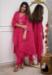 Picture of Exquisite Silk Fire Brick Readymade Salwar Kameez
