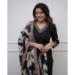 Picture of Pleasing Silk Black Readymade Salwar Kameez