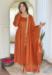 Picture of Pleasing Silk Tomato Readymade Salwar Kameez