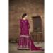 Picture of Fine Chiffon Pink Straight Cut Salwar Kameez