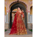 Picture of Fine Net Maroon Anarkali Salwar Kameez