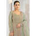 Picture of Excellent Net Dark Sea Green Party Wear Gown