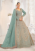 Picture of Taking Net Powder Blue Party Wear Gown