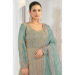 Picture of Taking Net Powder Blue Party Wear Gown