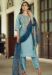 Picture of Marvelous Rayon Cadet Blue Readymade Salwar Kameez