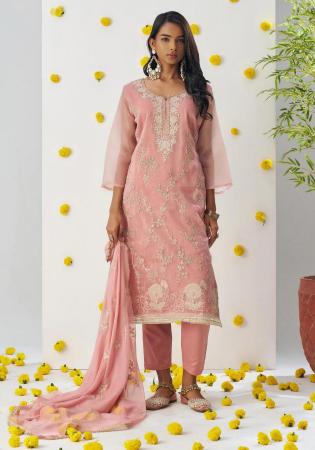 Picture of Exquisite Chiffon Burly Wood Readymade Salwar Kameez